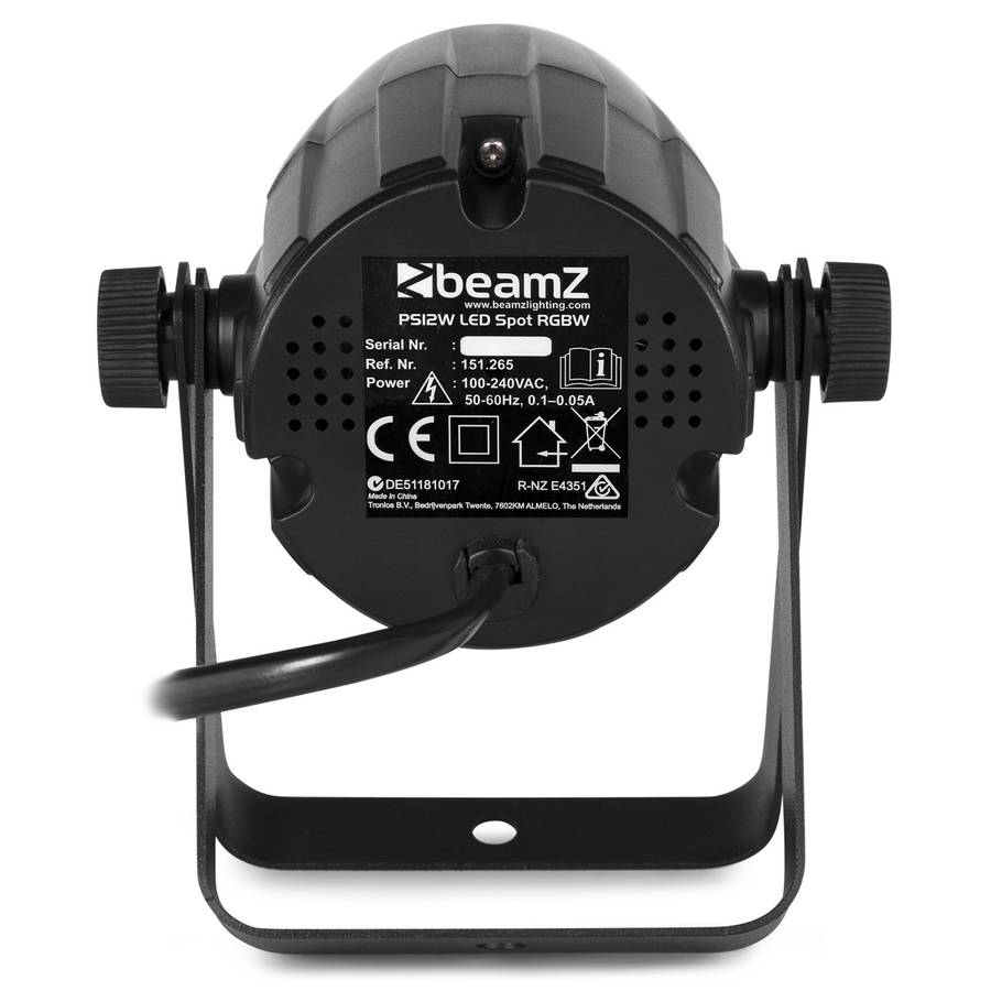 BEAMZ PS12W LED PINSPOT IP20 1x 12W RGBW