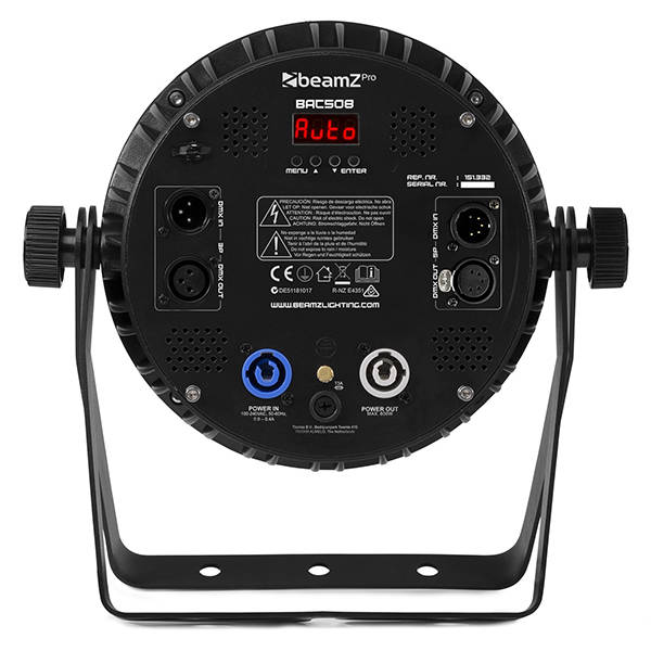 BEAMZPRO BAC509 LED PAR IP20 12x 10W RGBA