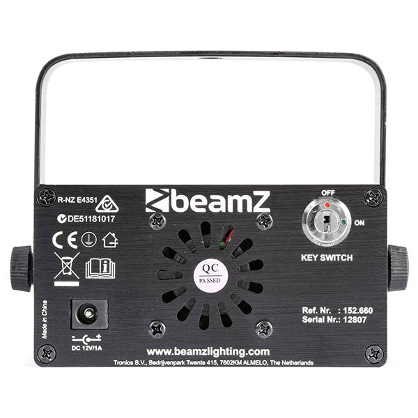 BEAMZ BIANCA LASER DOUBLE RGB GOBO