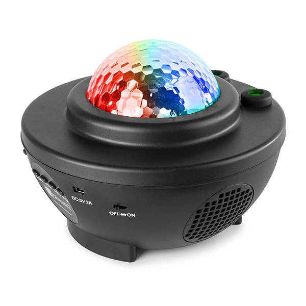BEAMZ SKYNIGHT PROJECTOR WITH RED AND GREEN STARS 2x 3W RGBW