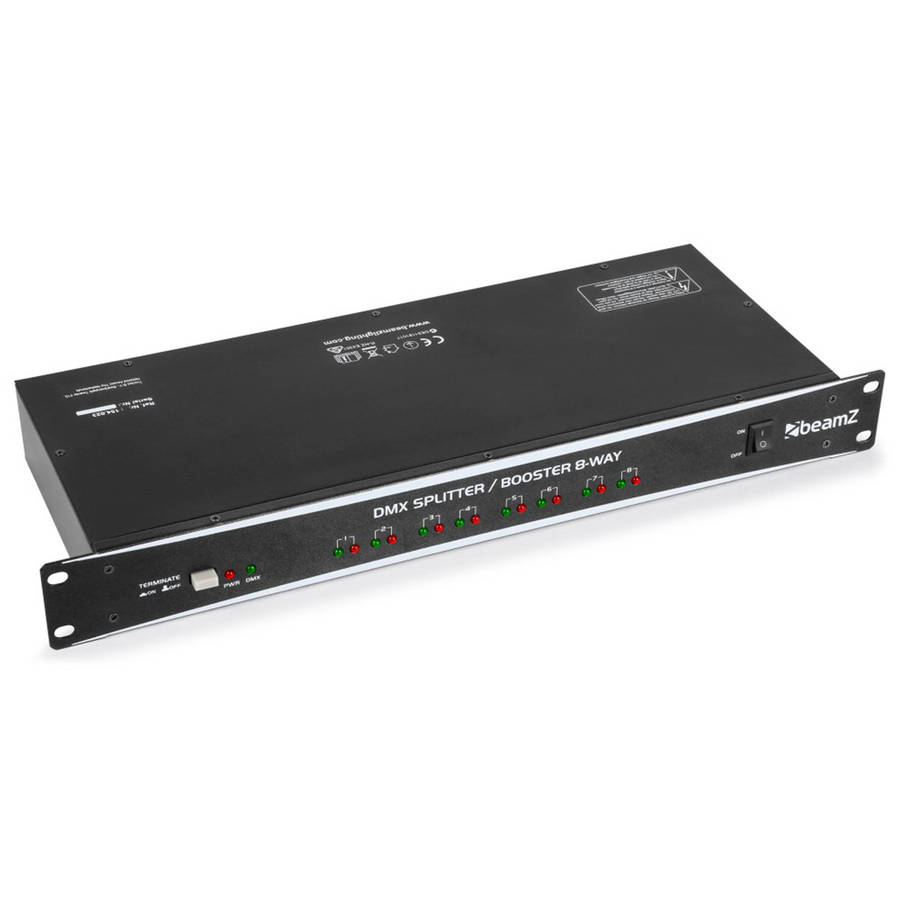 BEAMZ DMX8 DMX BOOSTER/DISTRIBUTOR 8 WAY