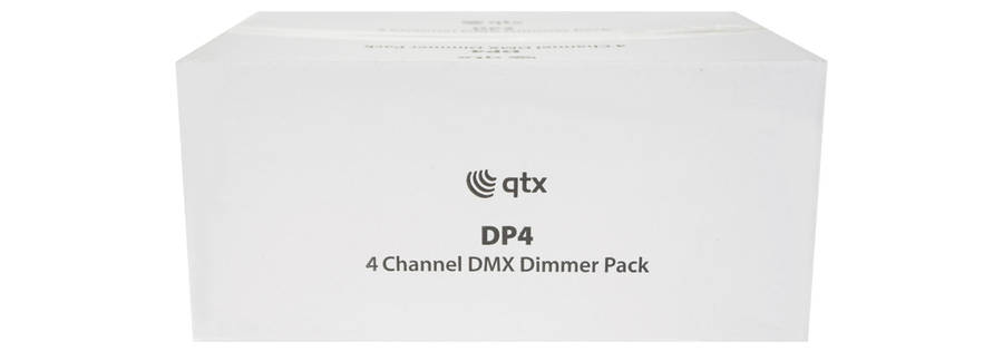 QTX DP4 DMX DIMMER PACK 4 CHANNEL