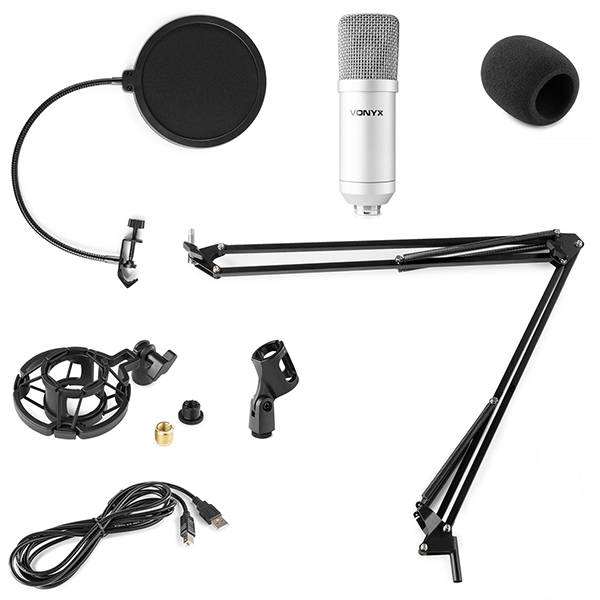 Vonyx - CMS300S STUDIO USB MICROPHONE SET