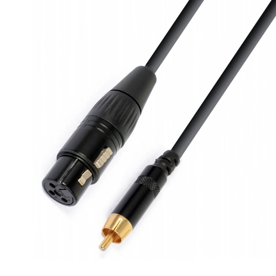 PDC CX136 SIGNAL LEAD XLR FEMALE  - RCA MALE 0.15M