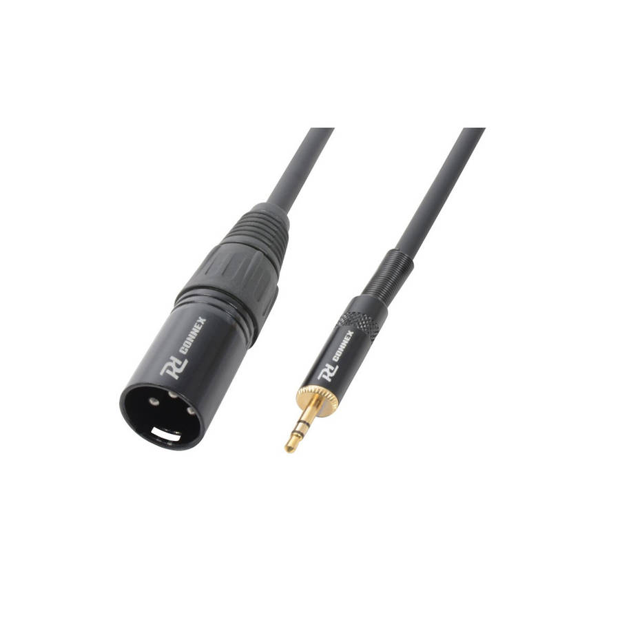 PDC CX47-1 SIGNAL LEAD XLR MALE  - 3.5MM STEREO MALE 0.5M