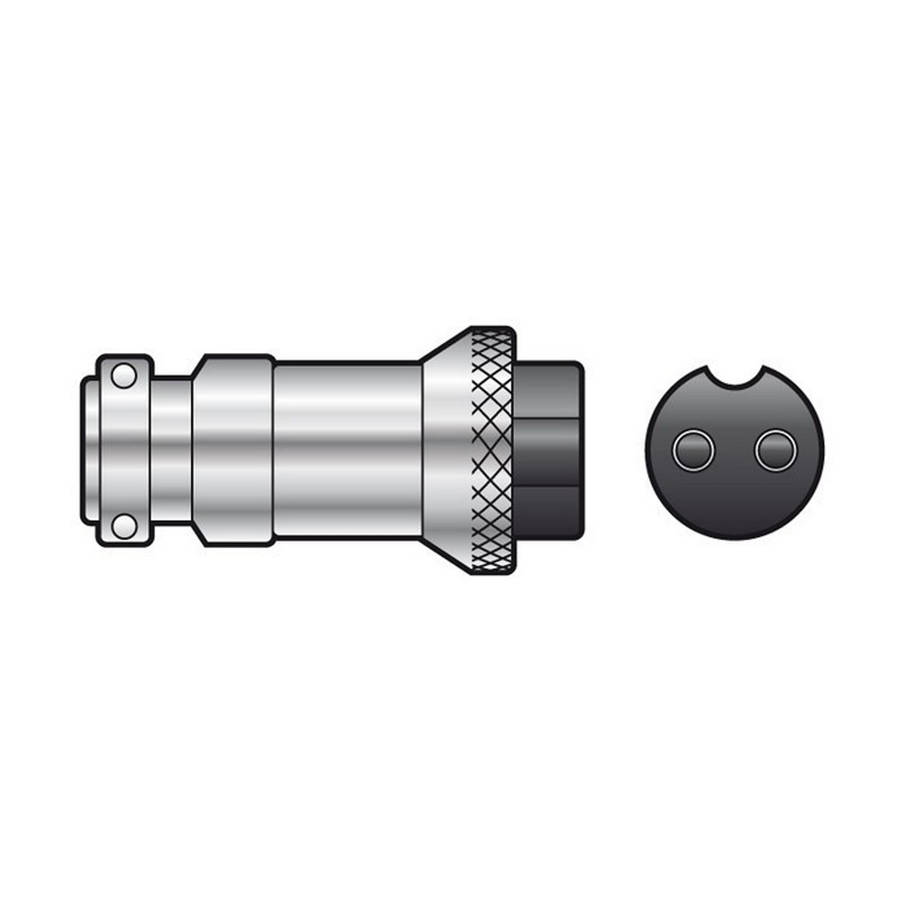 TVA CONNECTOR MULTIPIN FEMALE INLINE 2Pin