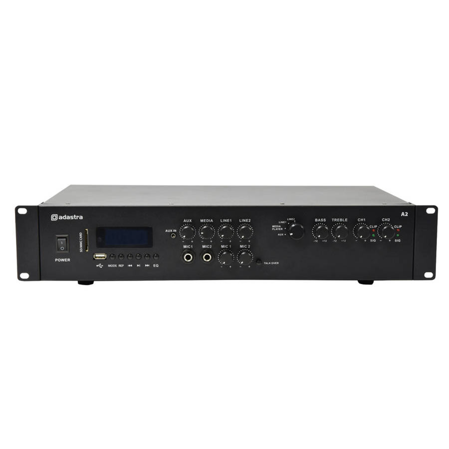 ADASTRA A2 2U MIXER AMPLIFIER 2X 200W