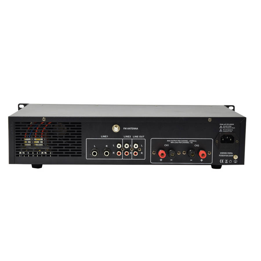 ADASTRA A2 2U MIXER AMPLIFIER 2X 200W