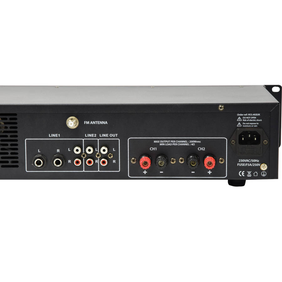 ADASTRA A2 2U MIXER AMPLIFIER 2X 200W