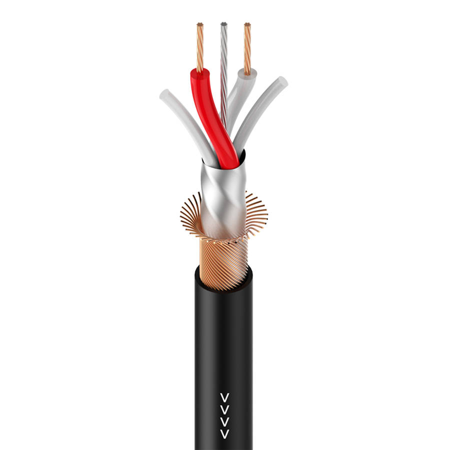 Roxtone - 100M DMX CABLE HQ BLACK