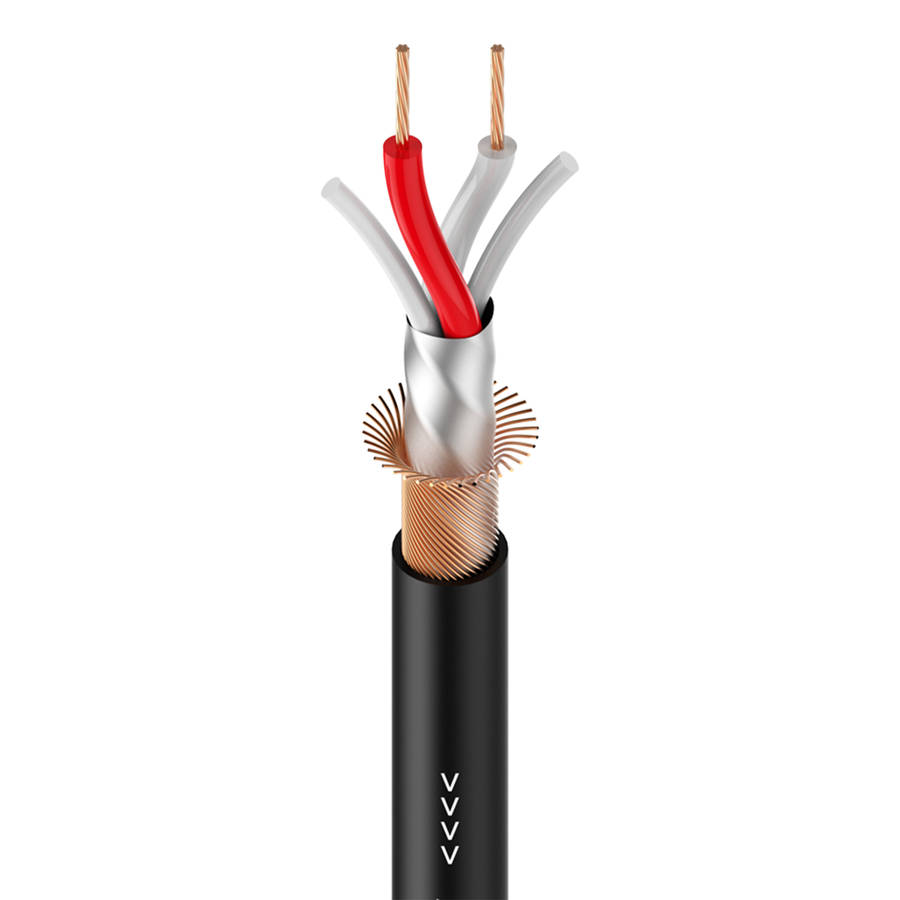 Roxtone - 100M DMX CABLE HQ BLACK