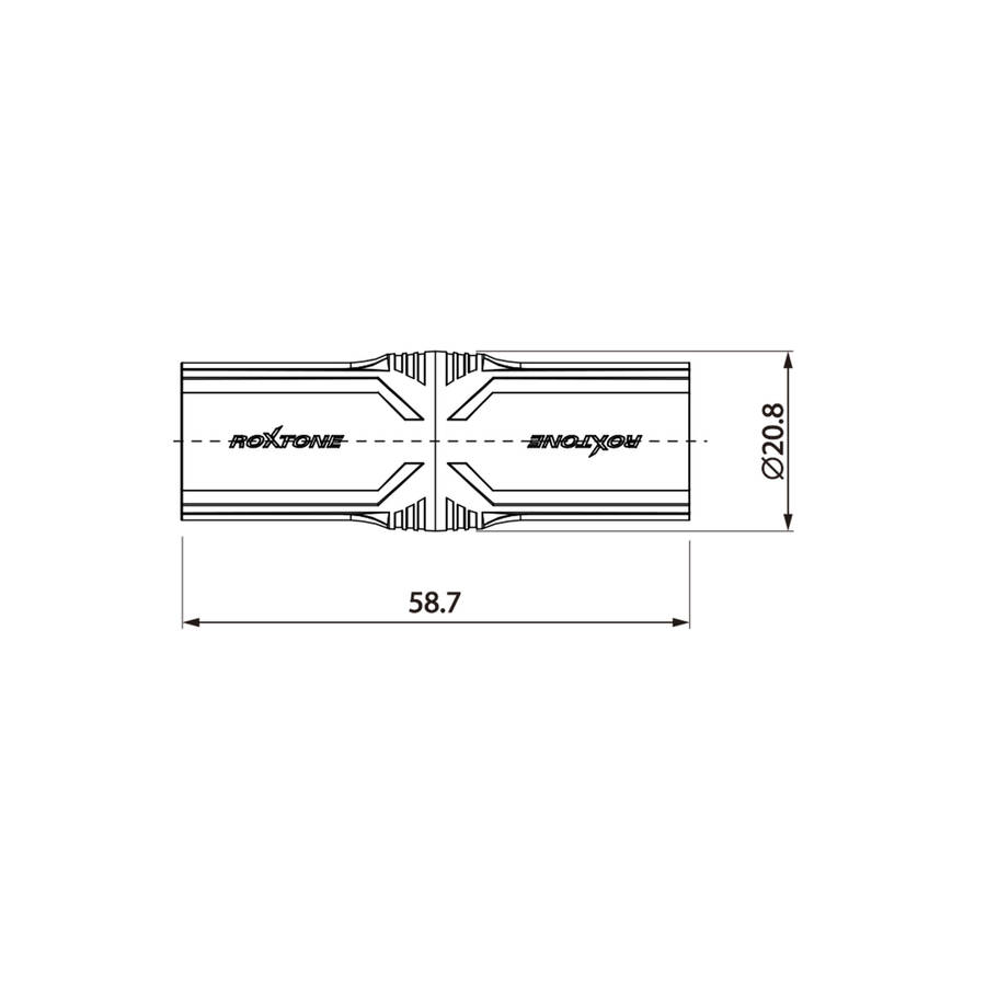 ROXTONE ADAPTOR XLR MALE TO XLR MALE