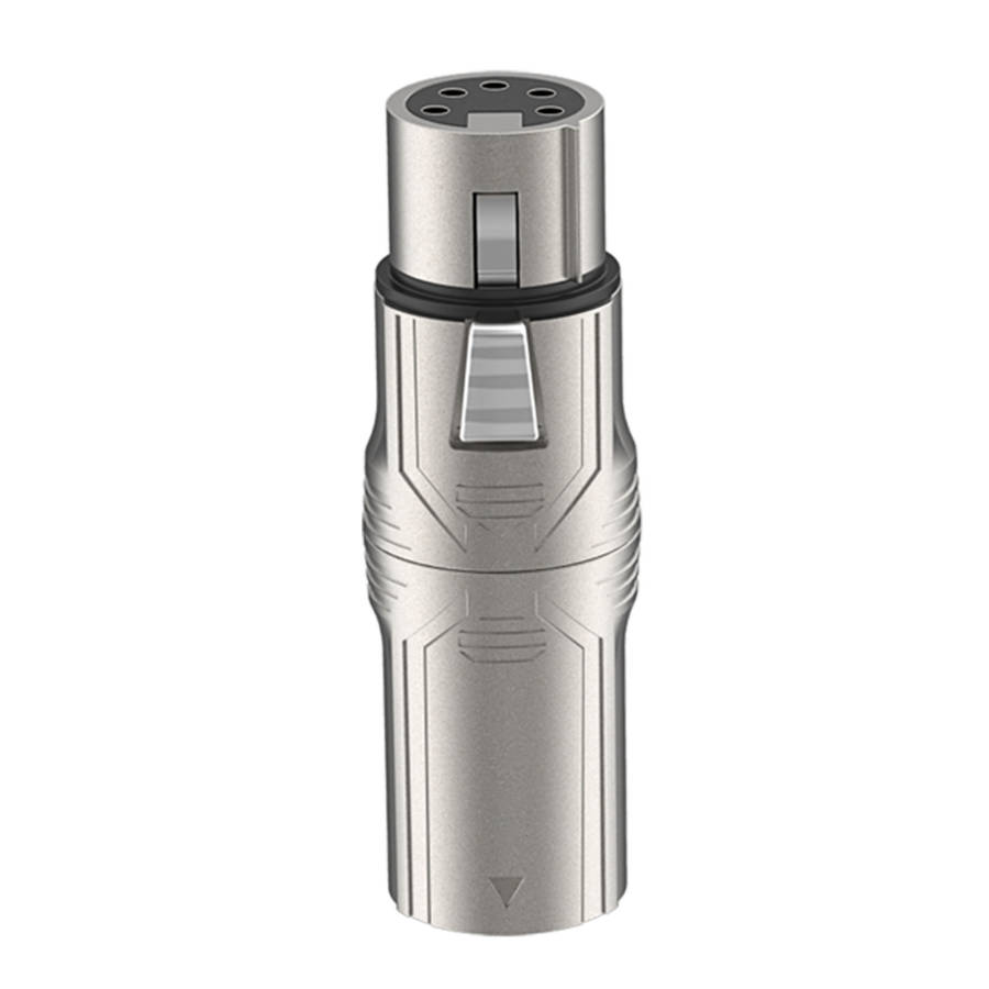 ROXTONE ADAPTOR 3-PIN XLR MALE TO 5-PIN XLR FEMALE