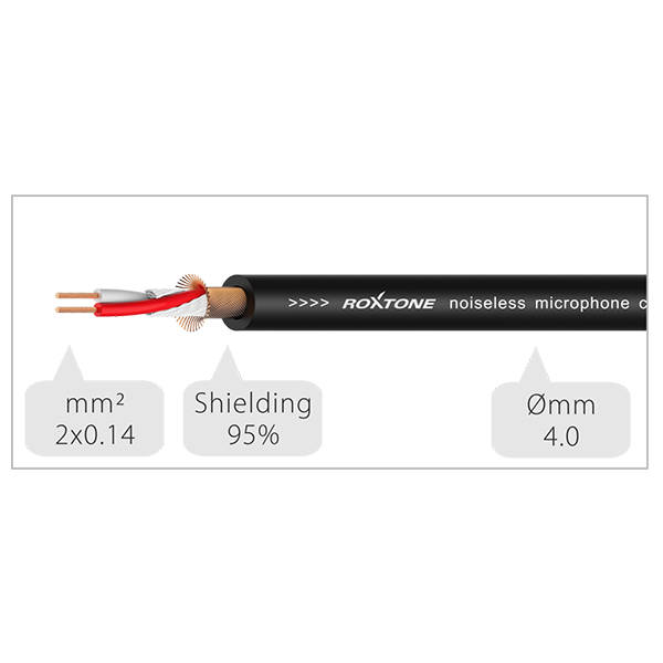 Roxtone - 3M SAMURAI SERIES SIGNAL LEAD 3.5 M ST  3.5 M ST