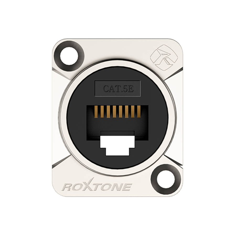 ROXTONE CONNECTOR RJ45 CHASSIS MOUNT CAT5