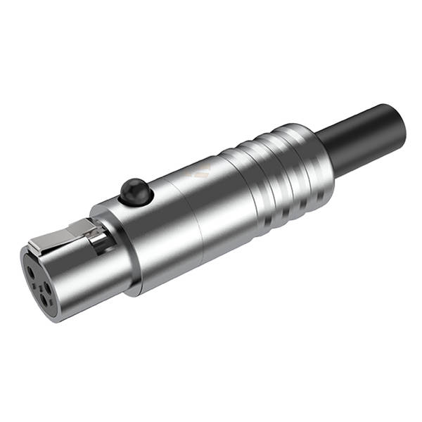 ROXTONE CONNECTOR MINI XLR INLINE FEMALE 4 PIN