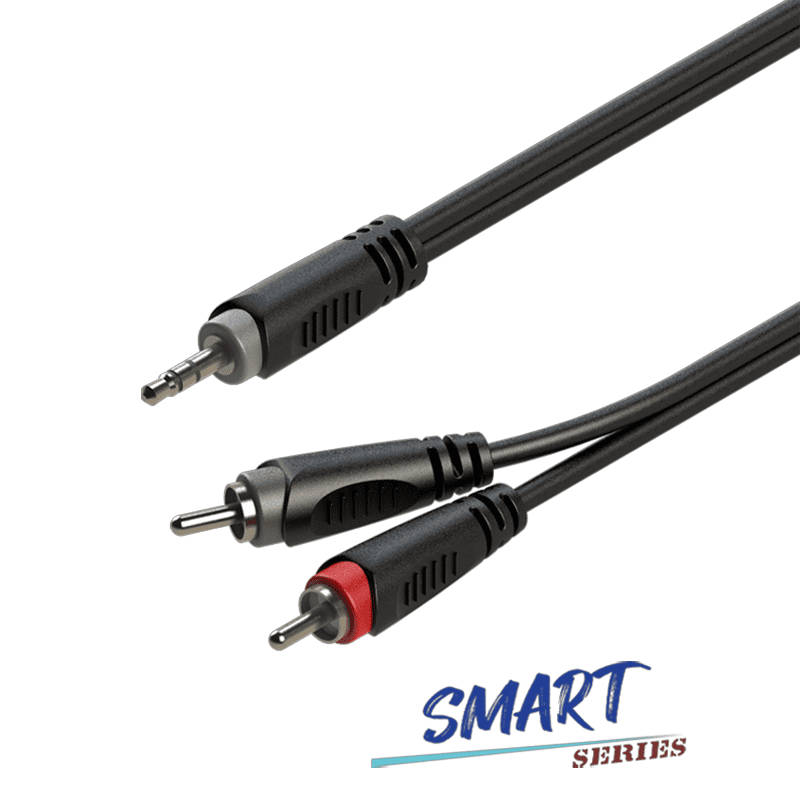 ROXTONE - SMART SERIES SIGNAL LEAD 3.5 M ST  2RCA M 2M