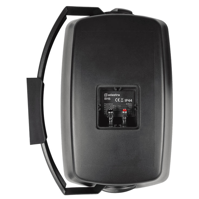 ADASTRA BH6-B PASSIVE WALL MOUNT SPEAKER 6IN BLACK 70W 8 OHM IP44 PAIR