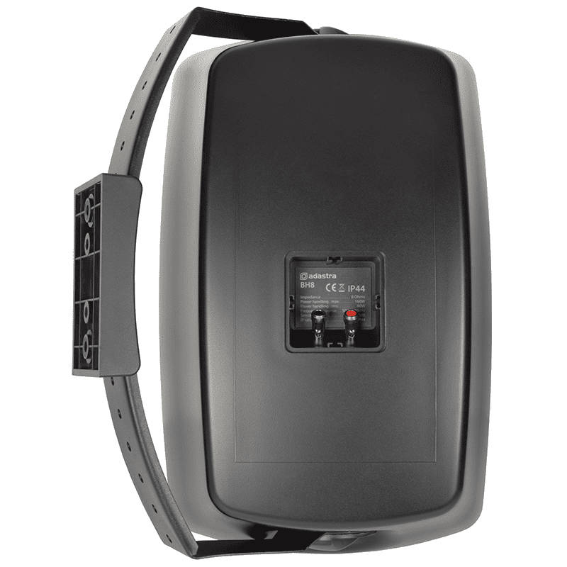 ADASTRA BH8-B PASSIVE WALL MOUNT SPEAKER 8IN BLACK 80W 8 OHM IP44 PAIR