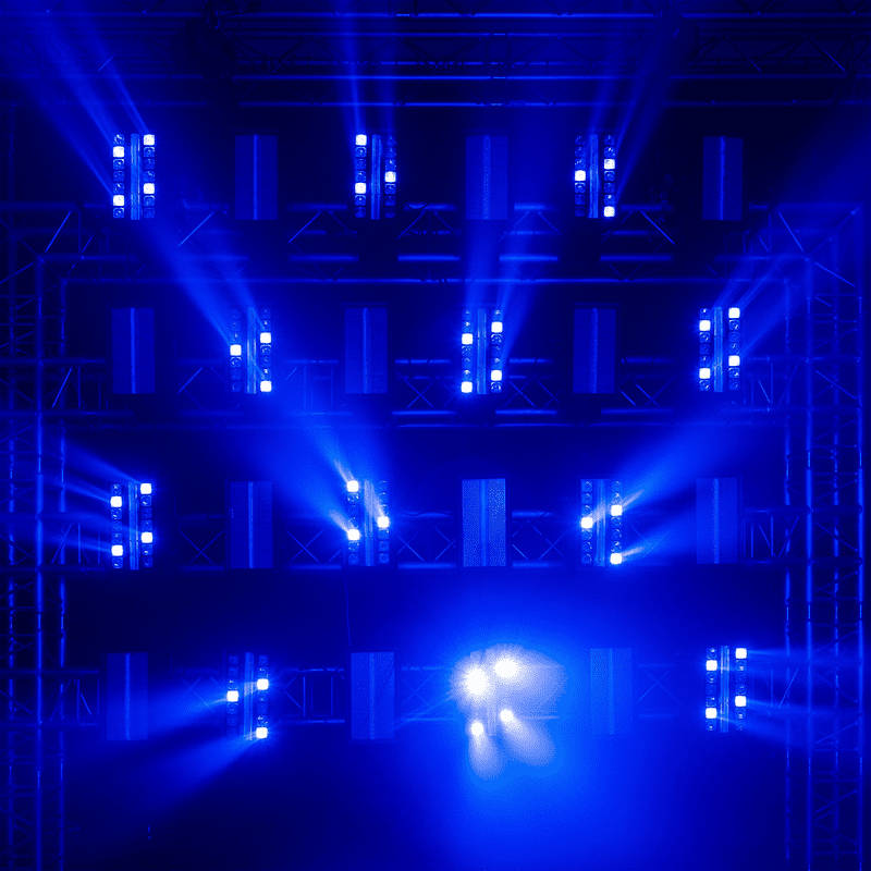 BEAMZPRO NUKE1 LED COMBI IP65 96x 10W STROBE 14x 40W BEAM RGBWCW