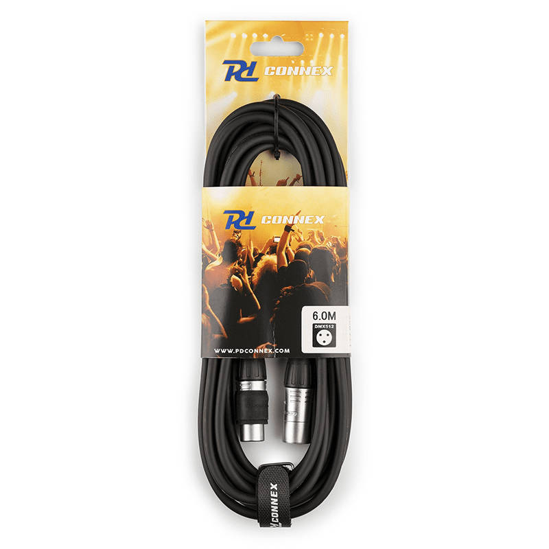 PDC CX104-6 DMX LEAD XLR MALE  - XLR FEMALE 6M