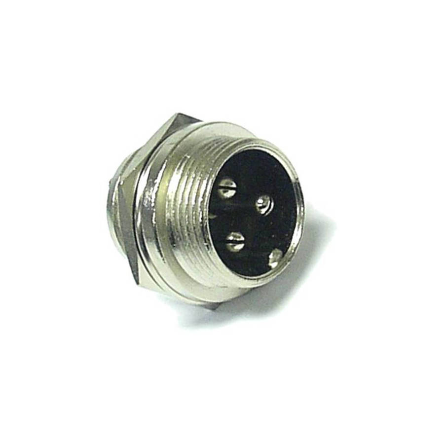 TVA CONNECTOR MULTIPIN MALE CHASSIS MOUNT 3Pin