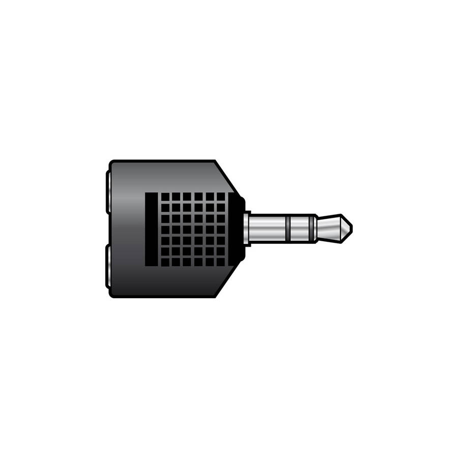 TVA ADAPTOR 3.5mm STEREO MALE TO 2x 3.5mm STEREO FEMALE