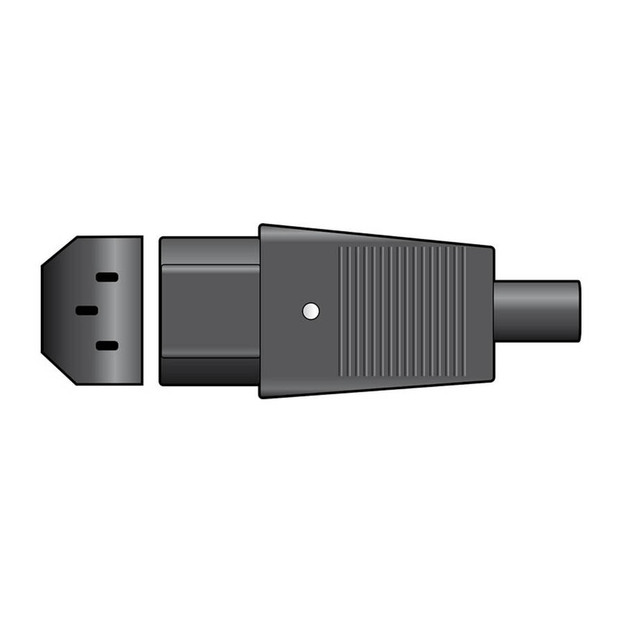 TVA CONNECTOR IEC FEMALE INLINE