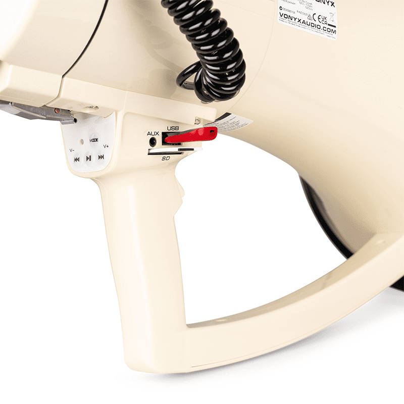 Vonyx - MEG120 MEGAPHONE 120W WITH RECORD AND SIREN