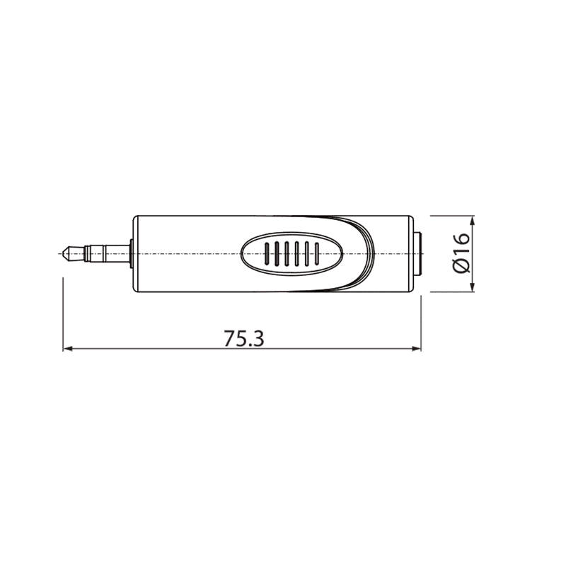 ROXTONE ADAPTOR 3.5mm STEREO MALE TO 6.3mm STEREO FEMALE