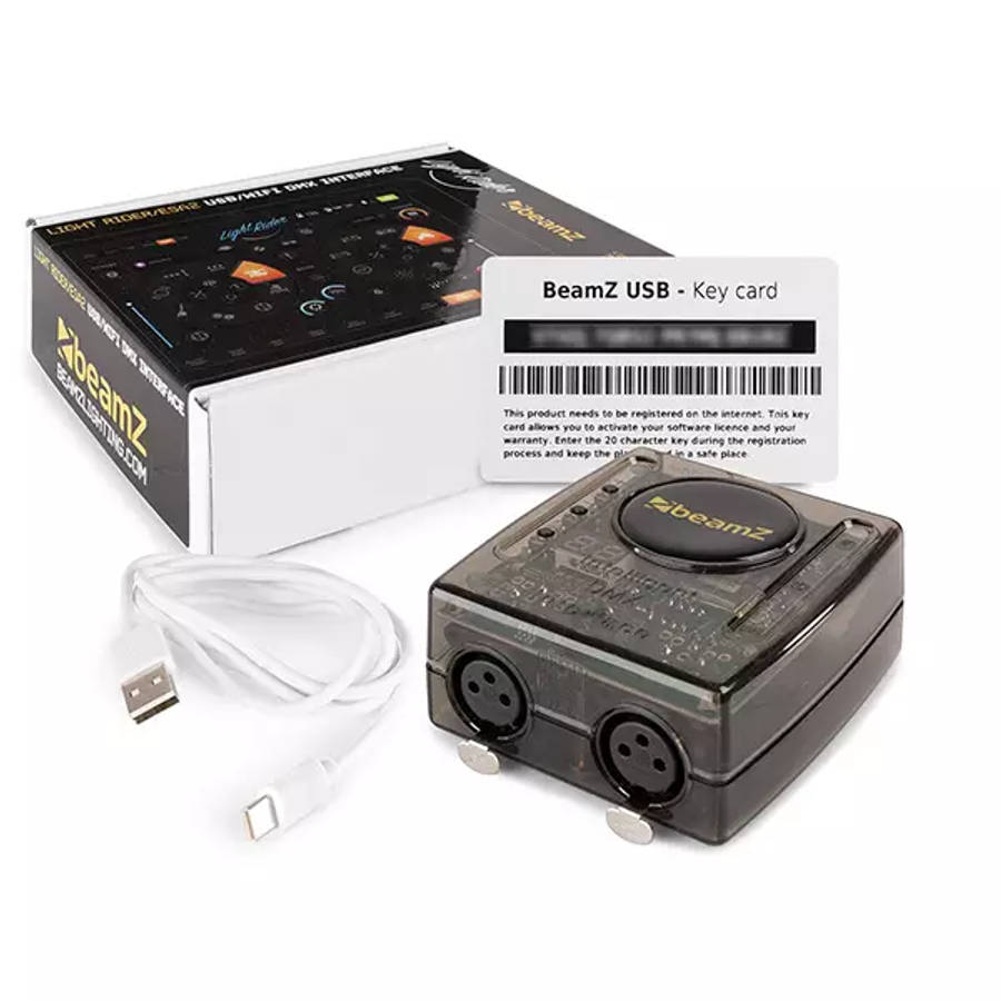 BEAMZ DMX INTERFACE 128 CHANNEL WITH LIGHT RIDER/ESA2 WIFI