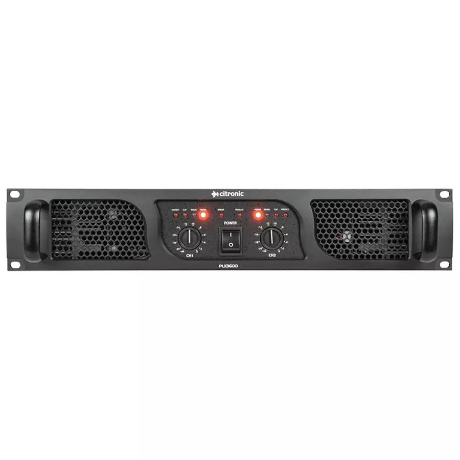 CITRONIC PLX3600 2U POWER AMPLIFIER 2X 1800W