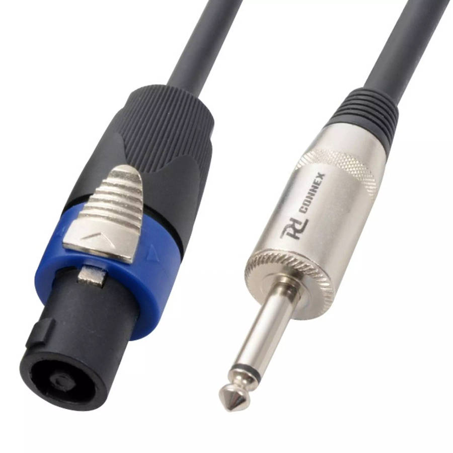 PDC CX27-5 SPEAKER CABLE SPEAKON  - 6.3MM MONO MALE 5M