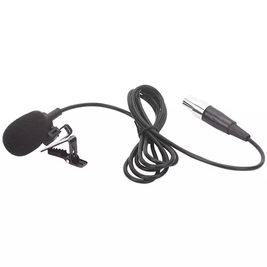 POWER DYNAMICS PDT1 LAPEL MICROPHONE BLACK MINI XLR