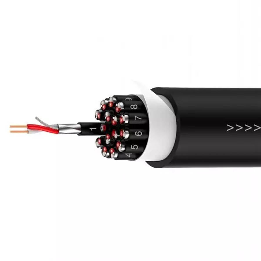 ROXTONE MULTICORE CABLE 16CORE BLACK 50M