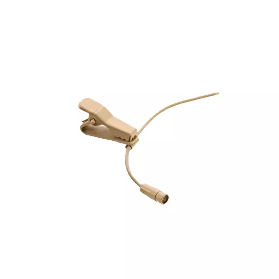 JTS CM-125iFCS SUB-MINIATURE LAPEL MICROPHONE BEIGE 3.5mm