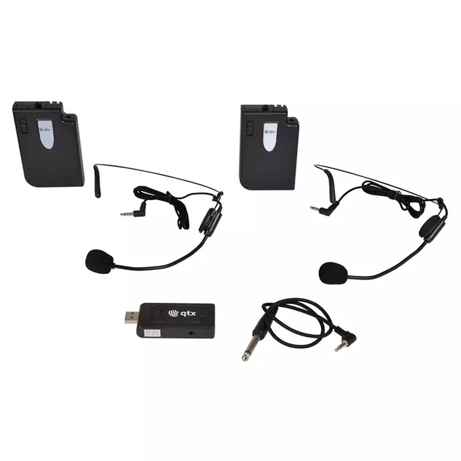 QTX U-MIC-863.2+864.8-N DUAL NECKBAND MICROPHONE UHF
