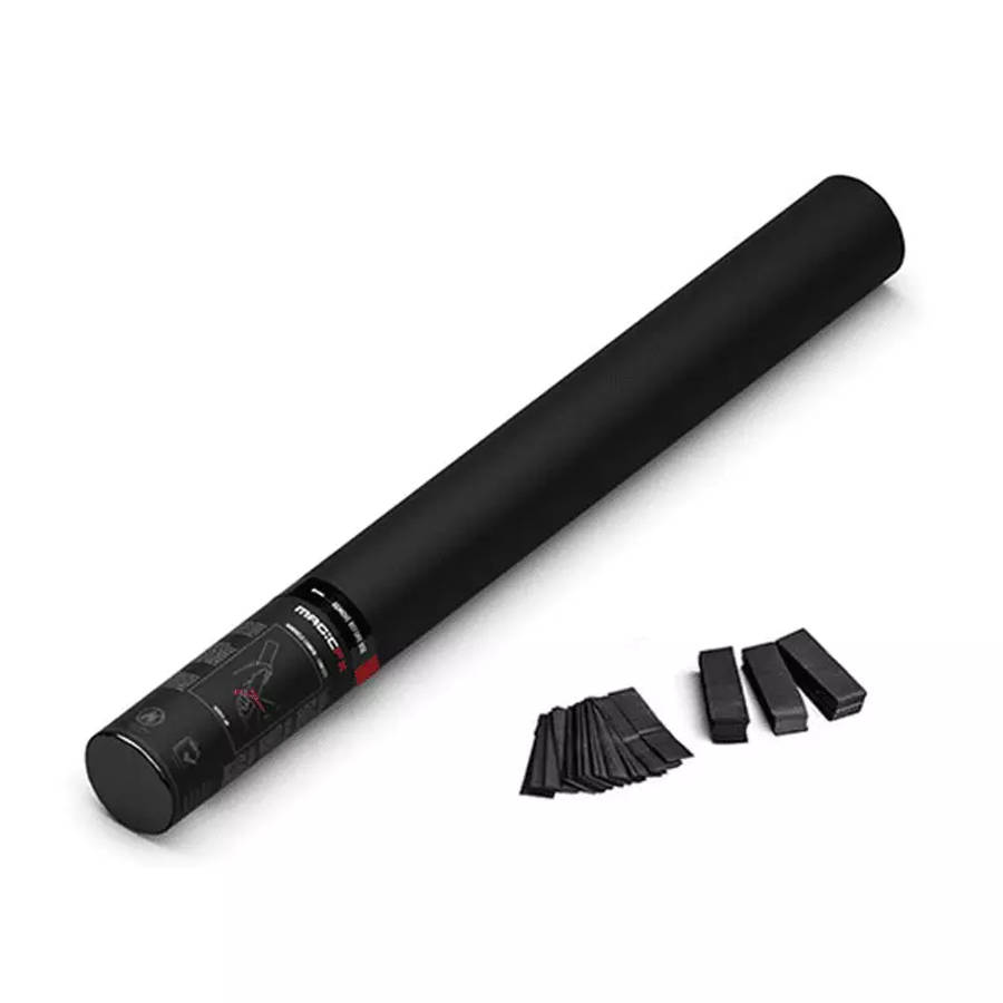 MAGICFX HANDHELD CONFETTI CANNON 80CM BLACK