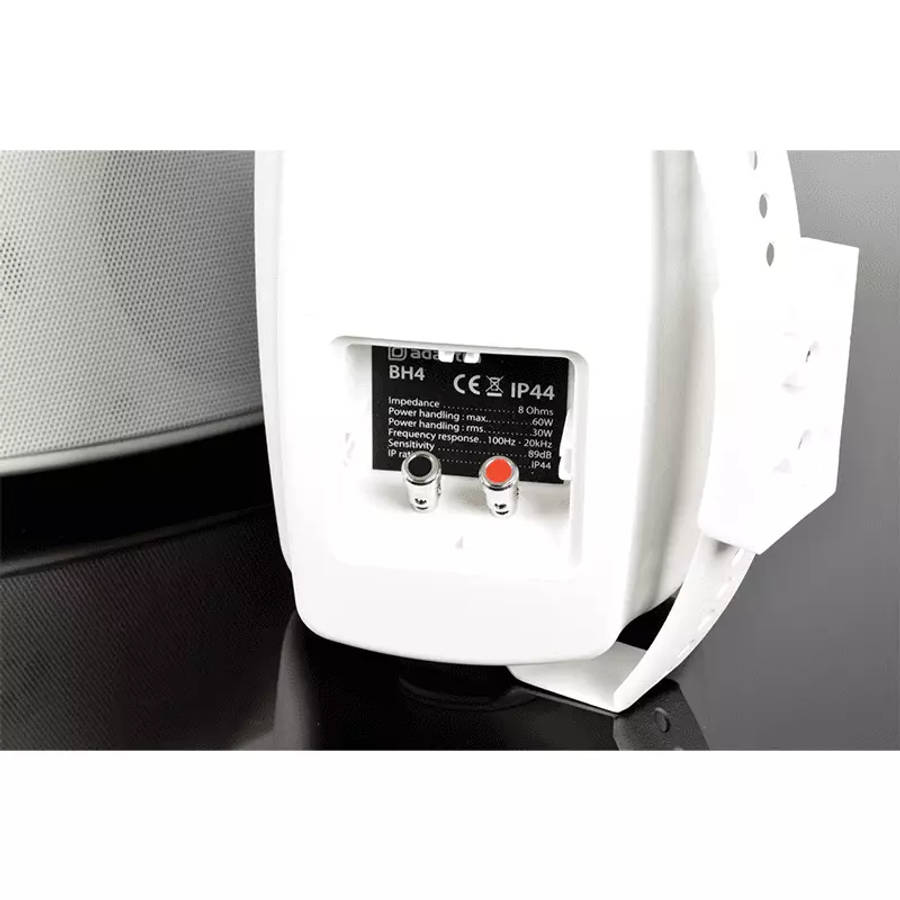 ADASTRA BH4-W WALL MOUNT SPEAKER 4INCH WHITE 30W 8OHM IP44