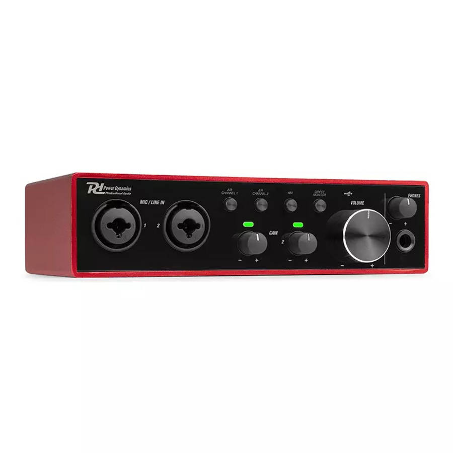 PDM PDX22 USB AUDIO INTERFACE DUAL CHANNEL
