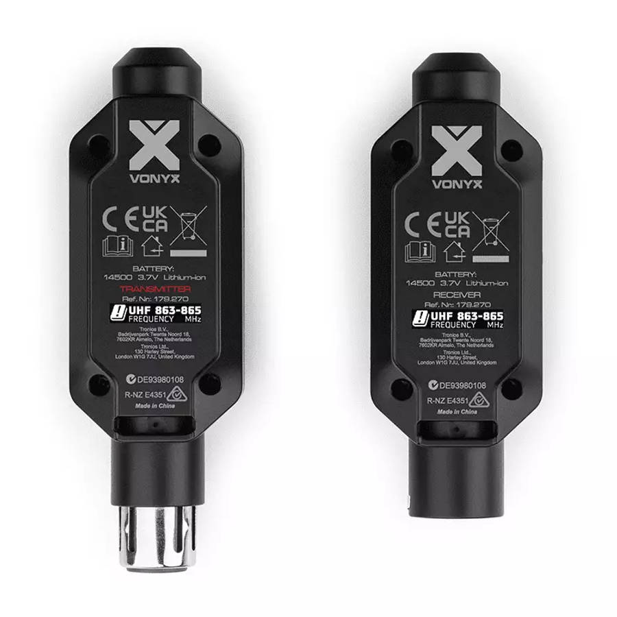 VONYX WAT200 WIRELESS SET UHF 863.000 - 865.000 MHz