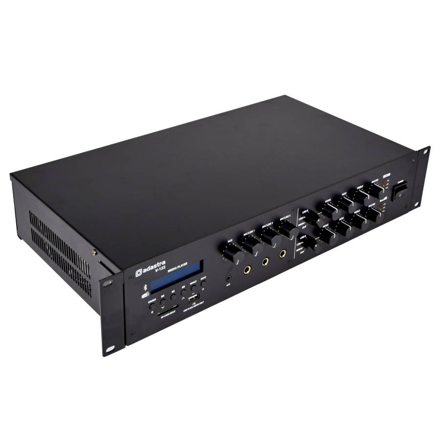 ADASTRA V-122 MIXER AMPLIFIER 2x 120W FM/USB/SD/BT/DAB+ 100V 2 ZONE
