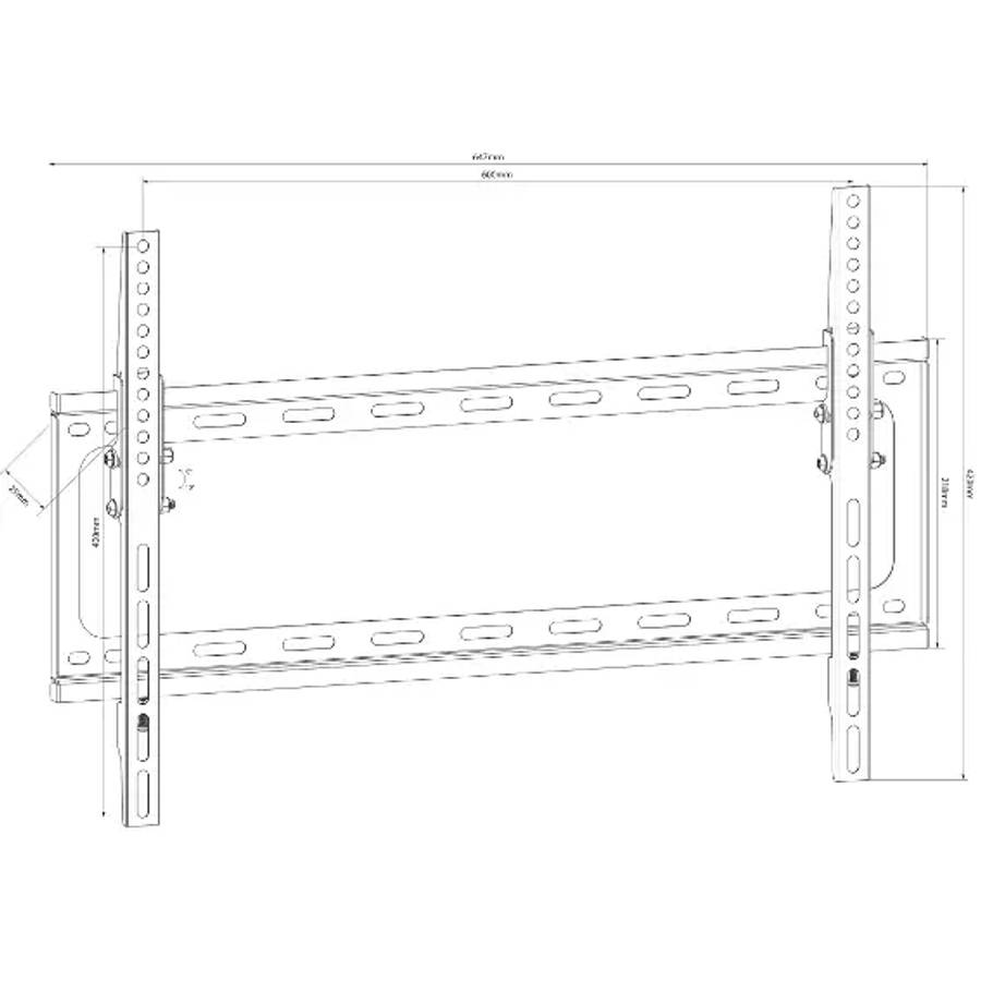 AVLINK ST601 TV WALL BRACKET TILT 32INCH - 70INCH