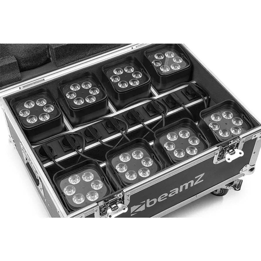 BEAMZ FCC9 FLIGHTCASE FOR 8X BBP9