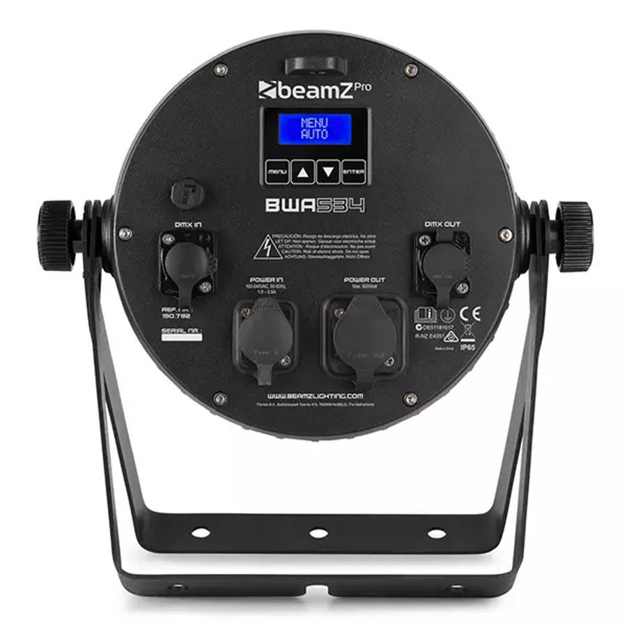 BEAMZPRO BWA534 LED PAR IP65 12x 15W RGBAWUV