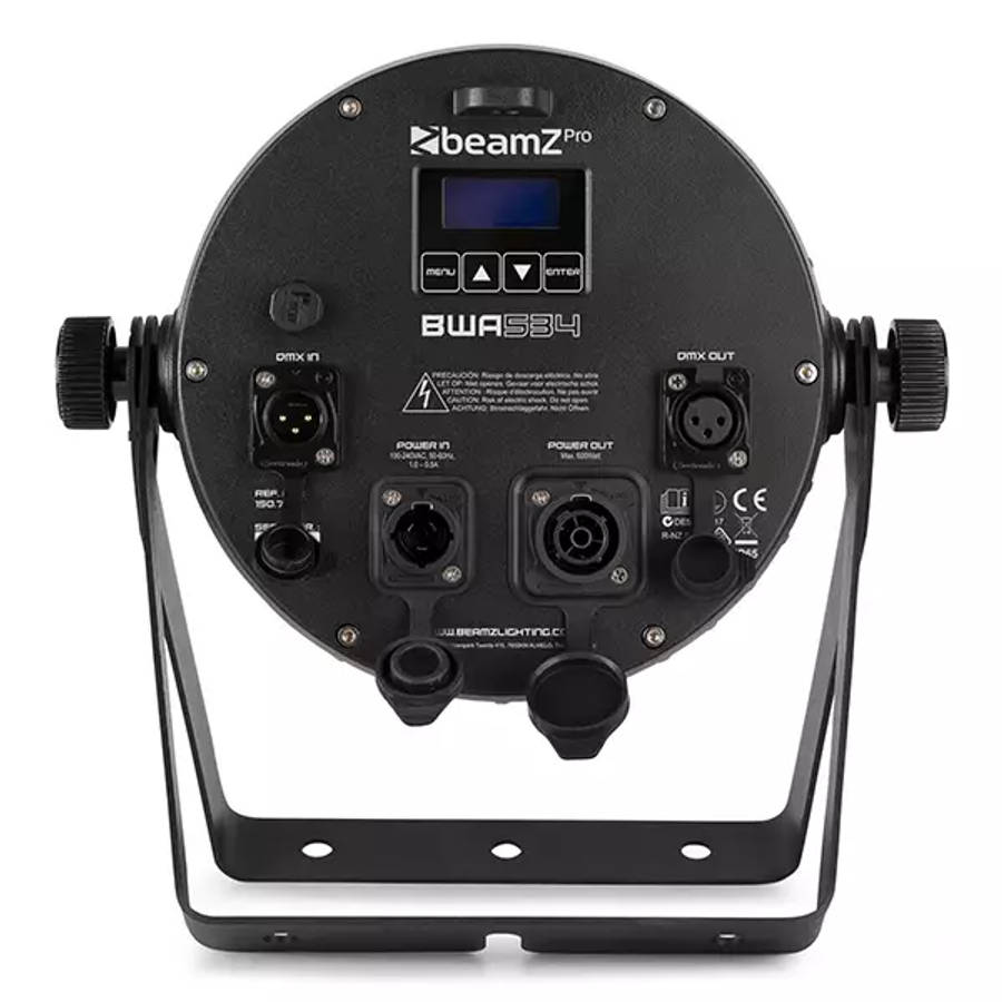 BEAMZPRO BWA534 LED PAR IP65 12x 15W RGBAWUV
