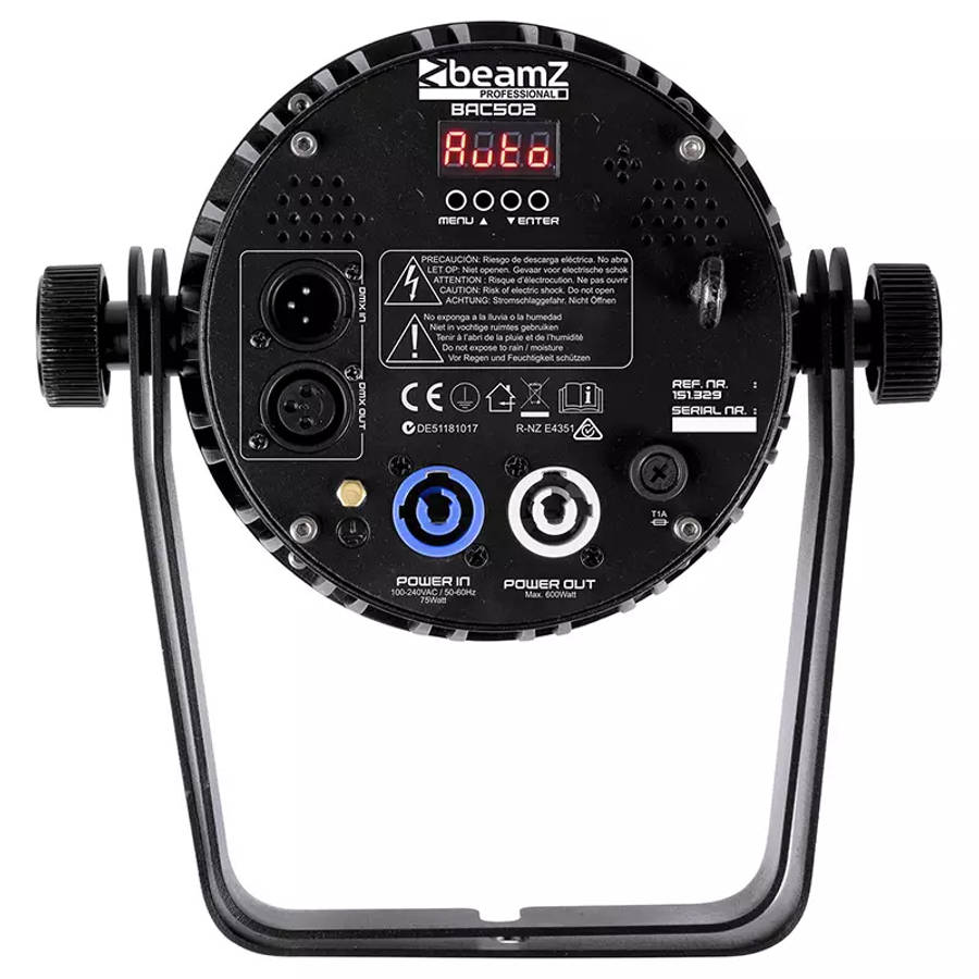 BEAMZPRO BAC500 LED PAR 7x 14W RGBACWWWUV IP20