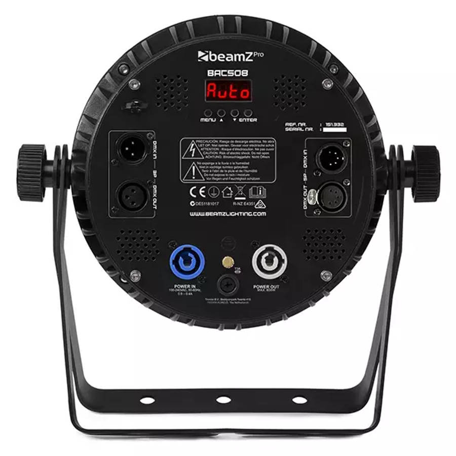 BEAMZPRO BAC509 LED PAR IP20 12x 10W RGBA