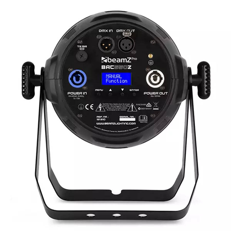 BEAMZPRO BAC550Z LED PAR ZOOM IP20 19x 15W RGBW