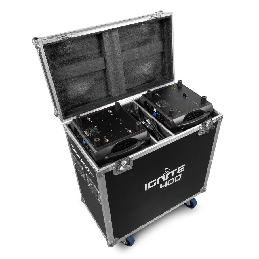 BEAMZPRO IGNITE400 LED MOVING HEAD BEAM-SPOT-WASH 1x 400W [2 IN A FLIGHTCASE]